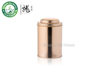 

Rose Gold Color Double Lid Tea Tin Metal Canister Coffee Can 470ml 16oz