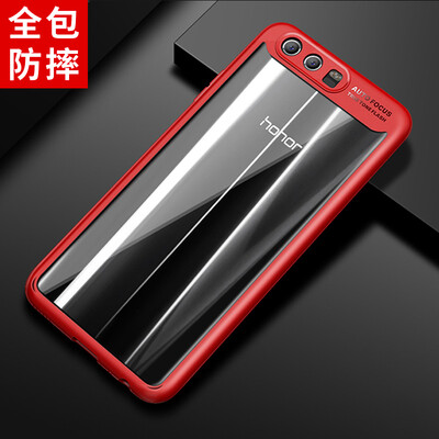 

Анд Dover (STRYFER) Huawei Glory телефон оболочки защитные рукава 9 серии Кристалл все включено прозрачным акриловым мужчин Выдерживает падение и женщин мягкой оболочки - красный