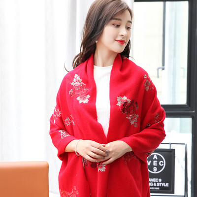 

STORY Of SHANGHAI Ladies' Woolen Scarves Wrinkled Shawls