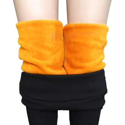 

Antarctic Nanjiren plus velvet thicker leggings Slim warm feet pants female black XXL 17592
