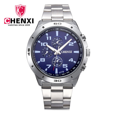 

CHENXI Mens Elegant Watches Top Brand Military Style Quartz Watches Sport Mens Wrist Watches Waterproof Clock