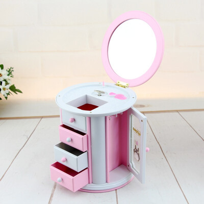

2017 fashion cartoon jewelry storage music box music box music jewelry box creative romantic girl gift