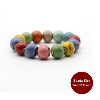 

Горячее сбывание сердца сформировало вахту повелительницы браслета повелительницы браслета Богемии Керамический камень очаровывает