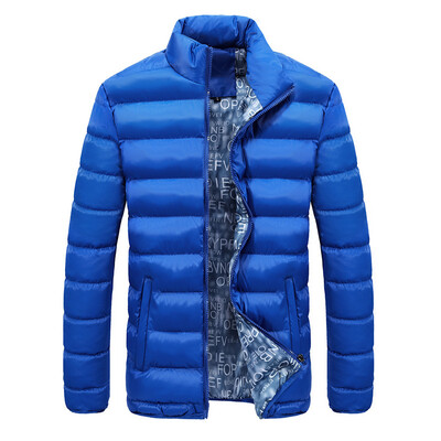 

Men 's thickening cotton winter collar down feather cotton clothing casual warm winter clothes jacket