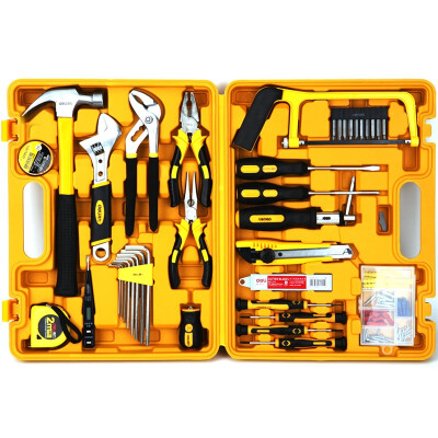 

(Deli) 3703 multi-function combination toolbox home / repair / hardware tools set 53 sets