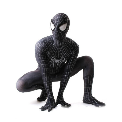 

Black Spiderman Suit 3D Print Spandex Games Spidey Cosplay Suit Halloween Cosplay Spider-man Costumes