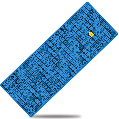 

Appropriate cool EXCO finger wrapping mouse pad game oversized desk pad precision lock bottom non-slip office household mouse pad MSP026 L blue