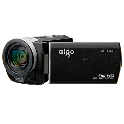 

Патриот (Aigo) ЭН-S30 Цифровой фотоаппарат черный (5100000 пикселей камера высокой четкости 1080P 3,0 дюйма LCD экран съемки с дистанционным управлением)