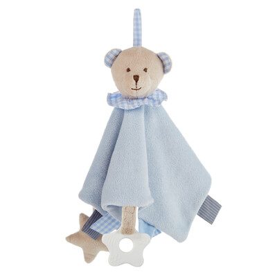 

Manon Des Pres plush toys multi-functional pacifier blue bear