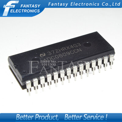 

5PCS ADC0809CCN DIP28 ADC0809 DIP new&original IC free shipping