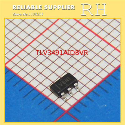 

50PCS/lot TLV3491AIDBVR SOT23-5 COMPARATR P-P NANOPWR