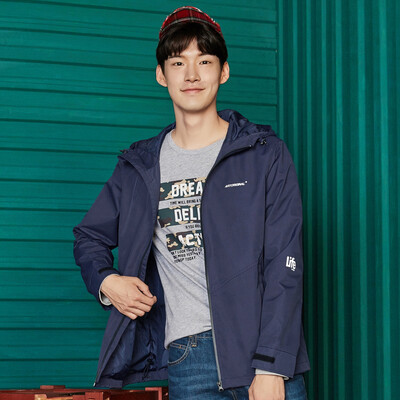 

Semir Jacket Male 2017 Autumn Black Hooded Outdoor Wind Jacket Casual 19057081302 Black