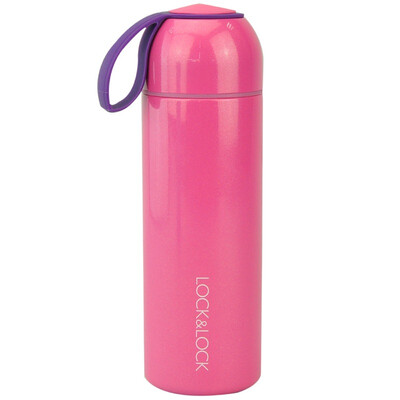 

Lock & lock coffee can be insulated cup LHC4115P (380ml) pink