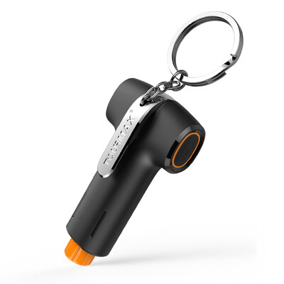 

Tuoma TOURMAX mini car safety hammer second speed window breaker car with fire hammer with key chain belt belt cutter car laser light emergency survival self-help C1