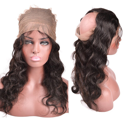 

BHF hair virgin Indian Curly Lace frontal Body Wave 360 Lace Frontal Wigs 180 Density Natural Hairline
