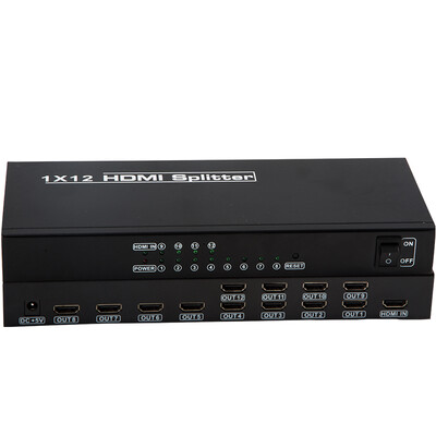 

TCYT Wall Controller Cheap HDMI Splitter 1x12 4K x 2K TV Screen splitter China hdmi 1.4b Suppliers