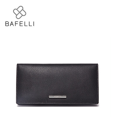 

BAFELLI cow split leather womens wallets high capacity long pures unisex money clips 4 colors women famous brands wallets