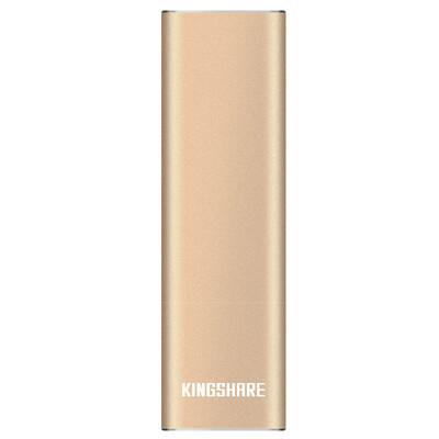 

Kingshare S6 120GB Type-C 3.1 Mobile Solid State Drive Champagne Gold