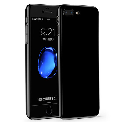 

Keymao Apple iPhone 7 Plus 360 Degree Full Bright Black Protective Case