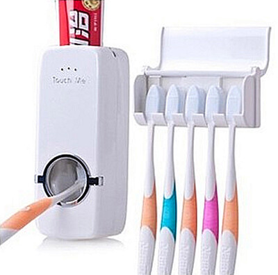 

Cntomlv Lazy Person Products New Automatic Toothpaste Dispenser Toothbrush Holder setstoothbrush Family sets bathroom accessories