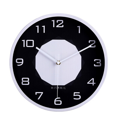 

12 inches 30CM metal simple clock silent quartz movement watch for bedroom living room