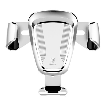 

Baseus) Car phone holder outlet-type gravity sensor general silver