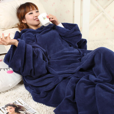

coral fleece snuggie blanket slanket tv blanket