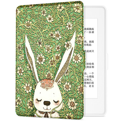 

Керамика подходит Kindle 958 версия защитного покрытия / оболочки Kindle Paperwhite 1/2/3 электрическая бумажная книга спящая кожа белая - ростки в джунглях