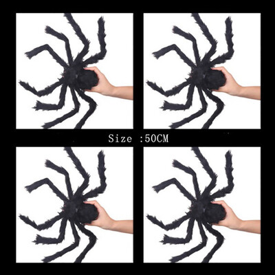 

Black Spider Halloween Decoration Haunted House Prop Indoor Outdoor Wide NEW KY