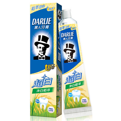 

Black DARLIE ultra-white toothpaste 140g net white rice extract