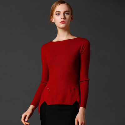 

Marc Rebecca&39s long-sleeved shirt shirt Women&39s Slim Sling Knit Sweater 75005D Black M