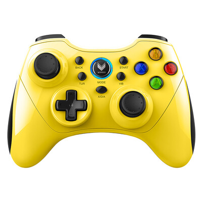 

Rapoo V600S Wireless Vibration Gamepad Phone Handset Android / PC / Smart TV / PS3 King glory handle yellow