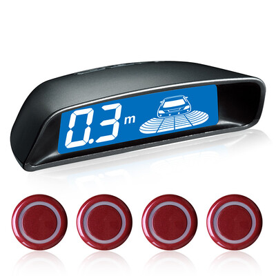 

4 зонда после модели GM Iron General (Steelmate) Датчик парковки автомобиля - серый мрамор