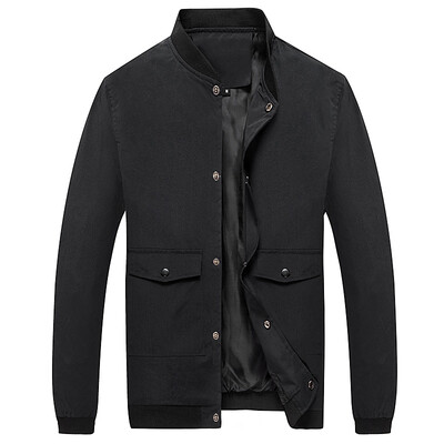

Battlefield Jeep Jack Men Men Casual Short Tops Baseball Collar Fashion Jackets Men Slim Men's Jackets 17121Z7002 Blue