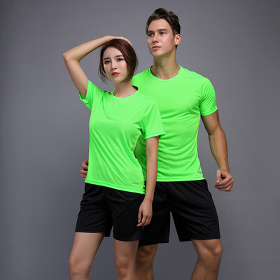 

Panther Running Sportswear Set Men & Women Short Sleeve Summer Couple Leisure Fitness Running Sportswear Large Size Comfortable Home Apparel