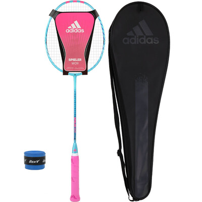 

Adidas adidas full carbon badminton racket attack single shot SPIELER P09 blue already threaded