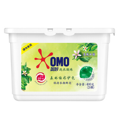 

Omo laundry beads natural workshop forest rejuvenation color protection machine wash special 400g