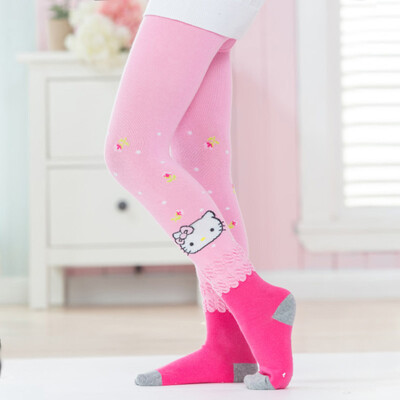 

Hello Kitty HELLO KITTY children&39s pantyhose girl underwear socks KT8032 possession of green 100