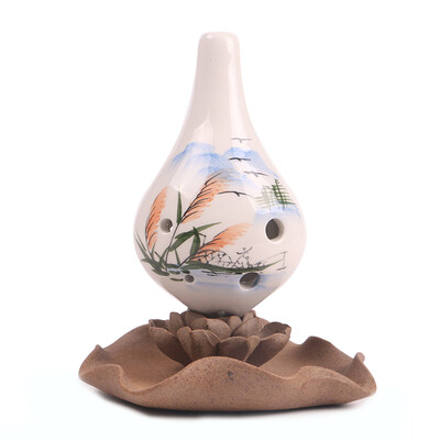 

Zhu Lin Sheng Tao flute 6 hole painting long mouth flute professional playing type flute midrange C tune fishing singing late