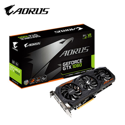 

Gigabyte (GIGABYTE) AORUS GTX 1060 1607-1860MHz / 8008MHz 6G / 192bit GDDR5 eat chicken graphics