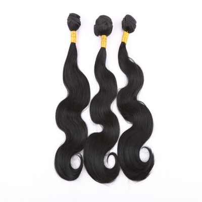 

Star Show 3 Bundles Body Wave Brazilian Synthetic Hair 20 Inch Soft and Bouncy Hair Weave Extensions Soft and Bouncy Hair Piece