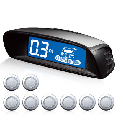 

Iron general steelmate car reversing radar before&after radar 8 probe general models - white