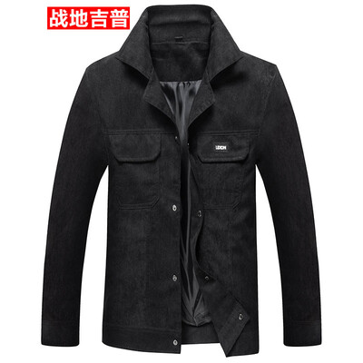 

Battlefield Jeep Jackets Men Lapel Slim Men's Jackets Wild Casual Solid Jackets Jackets 17048ZJ66 Coffee 2XL