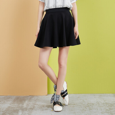 

Semir skirt female 2017 autumn new women&39s high waist umbrella skirt A word skirt students were thin college skirt 13316200221 dark blue S