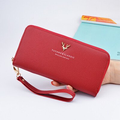 

New ladies wallet long section zipper women 's hand bag large capacity wallet litchi pattern handbag