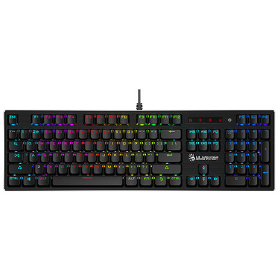 

Кнопка (A4TECH) B820R кровавые руки его, поднявших призрак цвета RGB диффузного оптическая ось механическая игровая клавиатура механическая клавиатура игровой клавиатуру