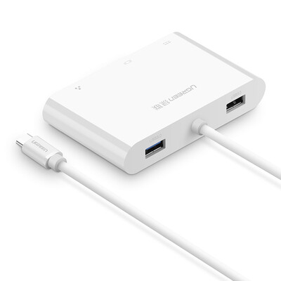 

Type-C Зеленый связан с преобразователем HDMI Apple MacBook карты расширения сетевого кабеля RJ45 адаптер порт с PD заряда концентратор HUB USB-C3.0 сплиттер 30440