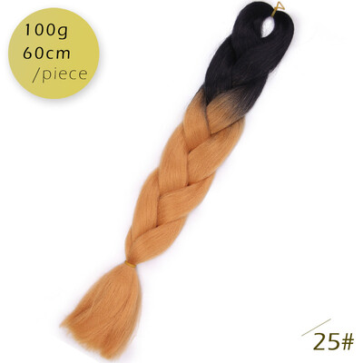 

Тень Канекалон Плетение наращивания волос Синтетический бюстгальтер для волос Jumbo для волос Фиолетовый синий зеленый 1шт