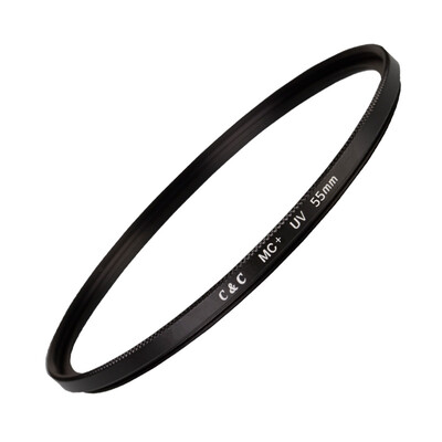 

C & C MC UV 55mm professional ultra-thin high-definition double-sided multi-layer UV protection mirror anti-fog waterproof anti-UV SLR filter