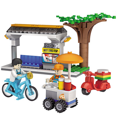 

(COGO) new city series of building blocks of the opera boy enlightenment puzzle gift three-dimensional fight fight toys small particles 609 pieces 4141